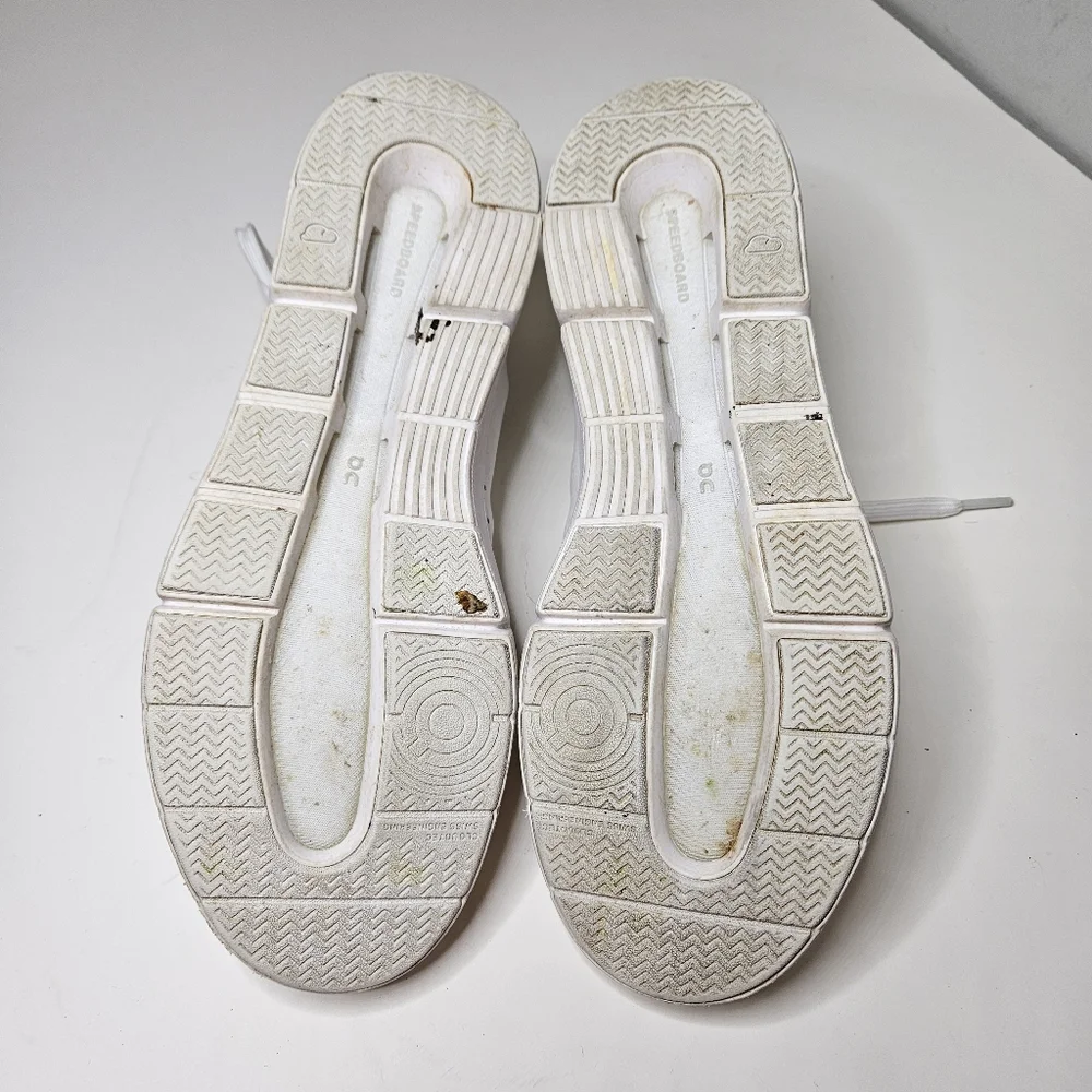 On Cloud On Roger Tennis Shoes All White Women's 9.5